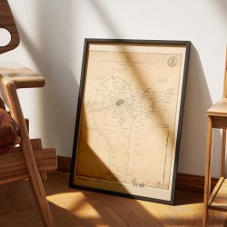 Middelgrunden 1820 - H�ndtegnet s�kort