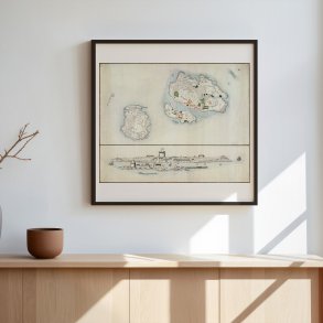 Christians� 1740 - Milit�rt topografisk kort