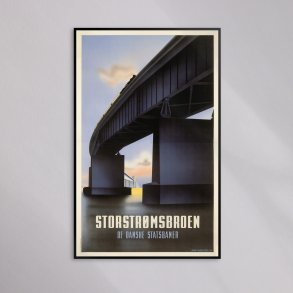 Storstr�msbroen 1937 - Historisk plakat
