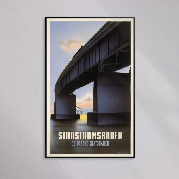 Storstr�msbroen 1937 - Historisk plakat