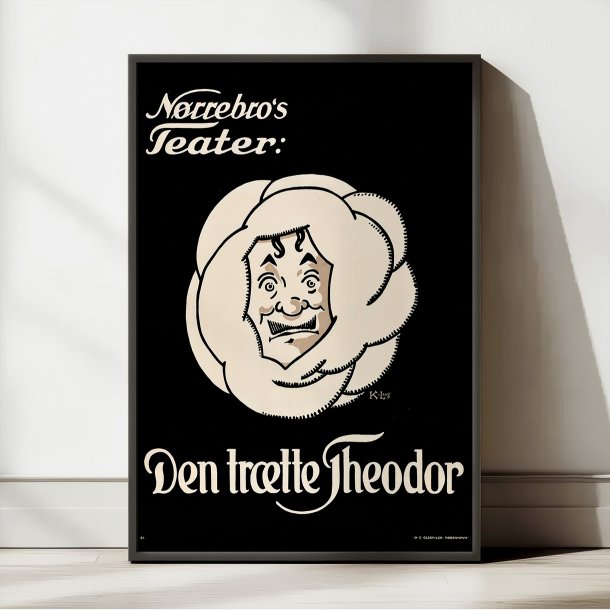 Den tr�tte Theodor 1924 - Teaterplakat