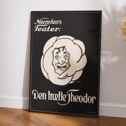 Den tr�tte Theodor 1924 - Teaterplakat