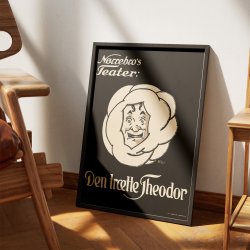 Den tr�tte Theodor 1924 - Teaterplakat