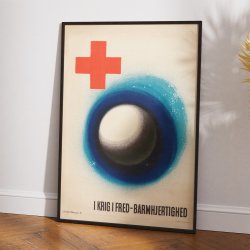 Dansk R�de Kors 1941 - I krig i Fred - Barmhjertighed plakat
