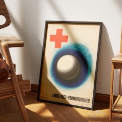 Dansk R�de Kors 1941 - I krig i Fred - Barmhjertighed plakat