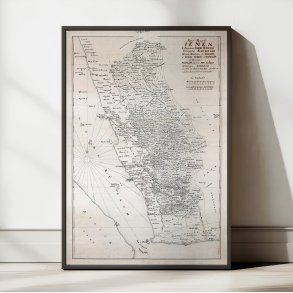 Yemen, Pars Regni Iemen 1767 - Kort