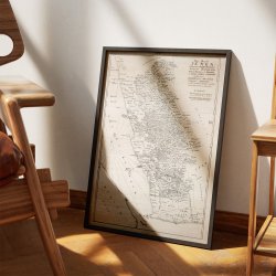 Yemen, Pars Regni Iemen 1767 - Kort