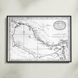 Persian Golf 1792 - Illustreret Kort