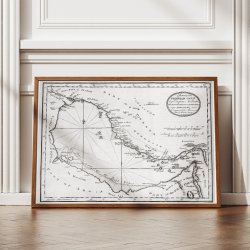 Persian Golf 1792 - Illustreret Kort