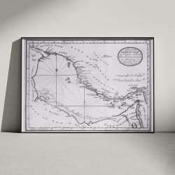 Persian Golf 1792 - Illustreret Kort