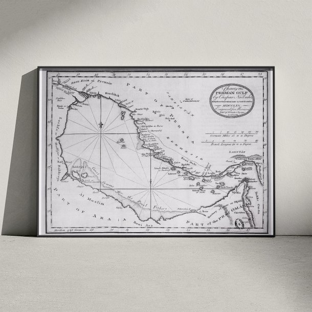 Persian Golf 1792 - Illustreret Kort