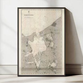 Kattegat og Isefjord 1890 - Historisk s�kort