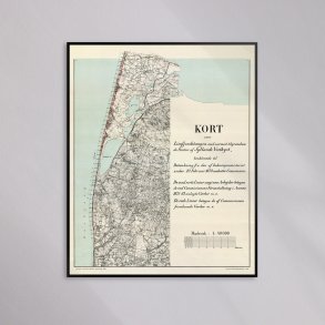 Limfjordstangen 1883 - Historisk landkort