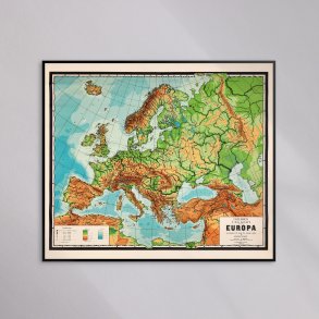 Europa - Historisk undervisningskort