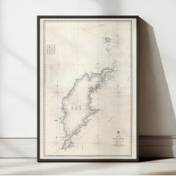 Gotland 1855 - Historisk s�kort