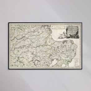 Djursland og �stjylland 1791 - Historisk landkort