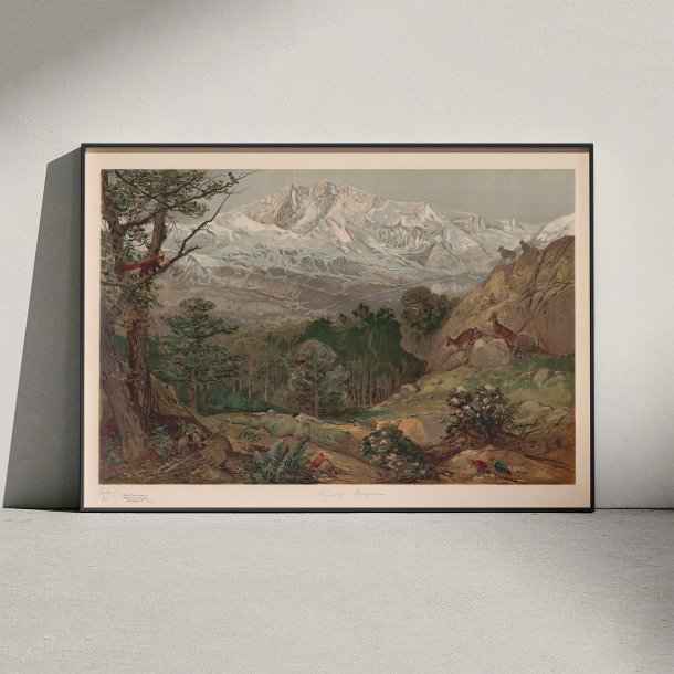 Himalaya-bjergene 1920 - Geografisk planche