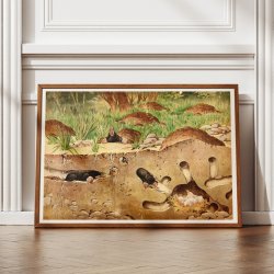 Muldvarp 1910 - Zoologisk planche