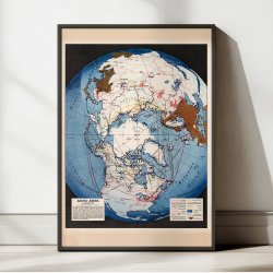 Arktiske frontlinjer 1945 - Historisk krigskort