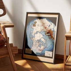 Arktiske frontlinjer 1945 - Historisk krigskort