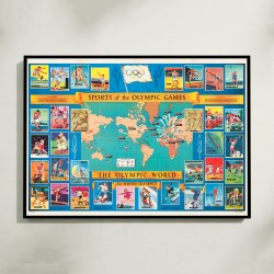 Olympiske sportsgrene - Vintage planche