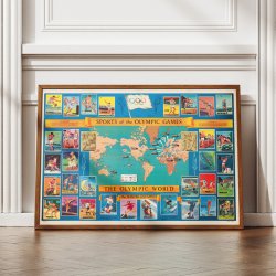 Olympiske sportsgrene - Vintage planche