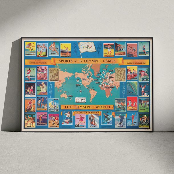 Olympiske sportsgrene - Vintage planche