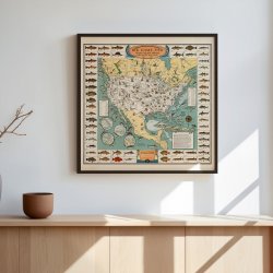 Storvildtfisk - Illustreret planche