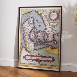 Danmark 1612 - Daniae Regni Typus