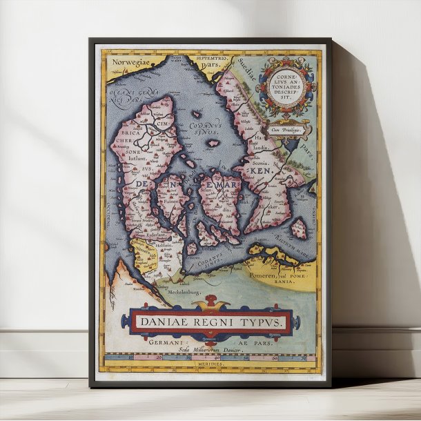 Danmark 1612 - Daniae Regni Typus