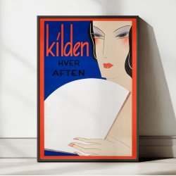 Restaurant Kilden, Aalborg 1933 - Reklameplakat