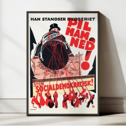 Socialdemokratiet valgplakat 1932 - Politisk plakat