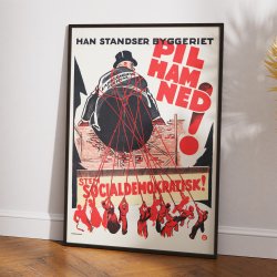 Socialdemokratiet valgplakat 1932 - Politisk plakat