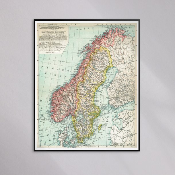 Norge - Historisk landkort