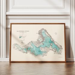 Skanderborg S�erne 1932 - Historisk inds�kort