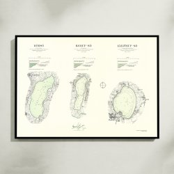 Klejstrup S�, H�rup S� og R�ds� 1932 - Historisk inds�kort