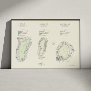 Klejstrup S�, H�rup S� og R�ds� 1932 - Historisk inds�kort