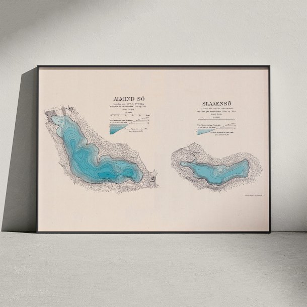 Almind S� og Sl�ens� 1931 - Historisk inds�kort