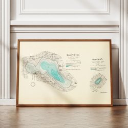 Hampen S� og Geddes� 1929 - Historisk inds�kort