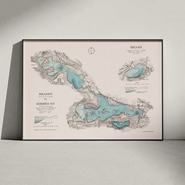 �rns�, Brass� og Borres� 1929 - Historisk inds�kort