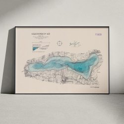 Glenstrup S� 1934 - Historisk inds�kort