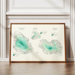 Blegs�, Nors S� og Vandet S� 1932 - Historisk inds�kort