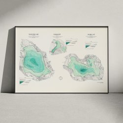 Blegs�, Nors S� og Vandet S� 1932 - Historisk inds�kort