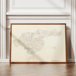 L�s� Herred 1894 - Historisk sognekort