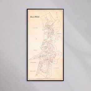 Allinge-Sandvig 1896 - Berggreens k�bstadskort