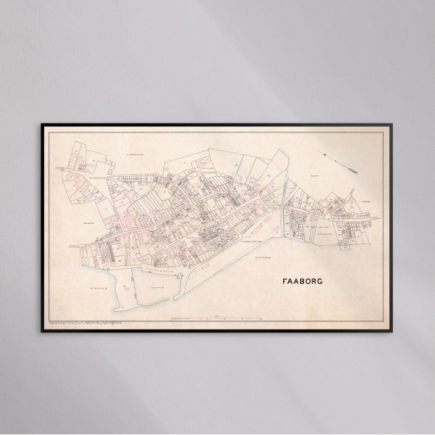 Faaborg 1893 - Berggreens k�bstadskort