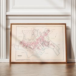 Nyk�bing Mors 1892 - Berggreens k�bstadskort