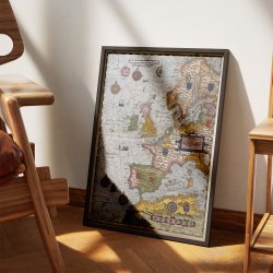 Univers Europ 1586 - Maritimt kort over Europa