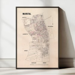 Marstal 1897 - Berggreens k�bstadskort