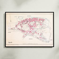 L�gst�r 1893 - Berggreens k�bstadskort